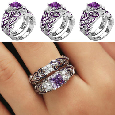Square Crystal Rings-Your Soul Place